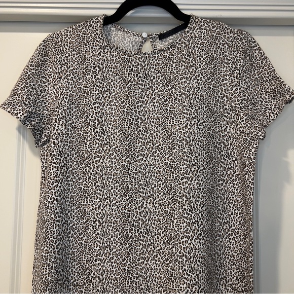 Jenni Kayne Leopard T-Shirt Dress Size X-small - Picture 3 of 9